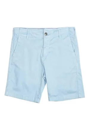 Benson Mens Como Chino Shorts In Pale Blue