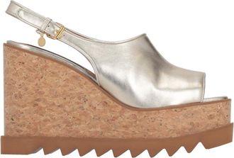 Stella McCartney Silver Solid Collection Wedges