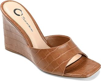 Journee Collection VIVVY High Womens Heels Tan : 8 M, Synthetic
