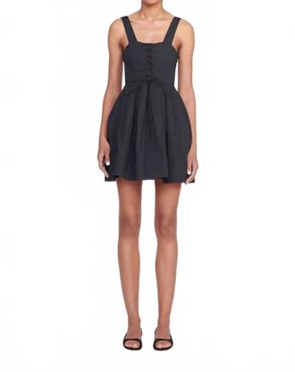 Staud Mini Sutton Dress In Black