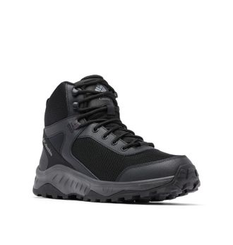Columbia Mens Trailstorm Ascend Mid WP waterproof mid rise hiking boots, Black (Black x Dark Grey), 11 UK