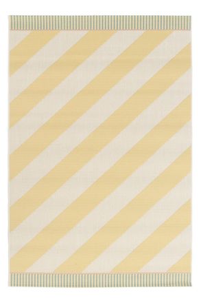 AFK Living Alfombra colorida para interiores y exteriores amarillo 160 x 230 cm