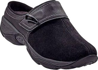 Easy Spirit Womens Eliana Slip-On Mule In Black Suede