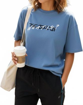 The Kooples Graphic Tee Shirt In Blu12