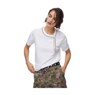 Liu Jo Ca6167-Js088 T-shirt - female - Liu Jo - T-Shirts - White - XS - Tops