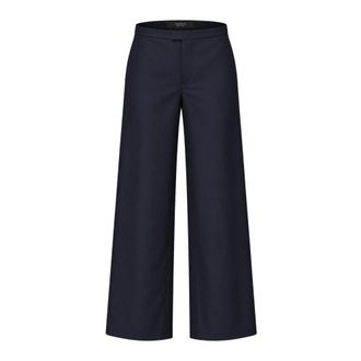 Gucci Pantalones de Lana Ligera - Trousers - Mujer - Azul - S