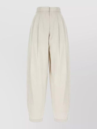 The Row pleated trousers belt loops back side pockets