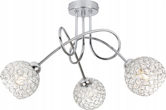OEM Lampada Da Soffitto Lampadario A Sospensione Cristallo Cromo Led