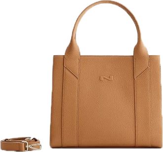 Nathan-Baume Breda Handtas - Dames - Handtassen - Bruin - ONE Size - Leer - Tassen