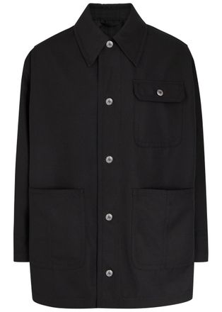 Ami Ami Paris Canvas Overshirt - Black - L