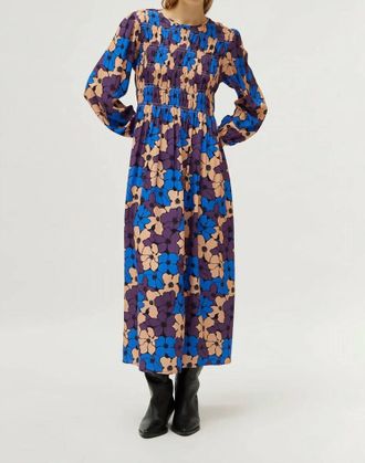 Compa&ntilde;&iacute;afant&aacute;stica Camille Floral Print Long Dress In 000184/flowers 4