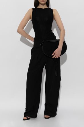 Entire studios Sleeveless Bodysuit, Womens, Black