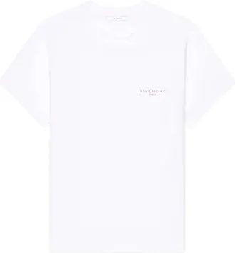 Givenchy Slim T-shirt met kenmerkende borduursels - Dames - T-shirts - Wit - L - Katoen - Tops