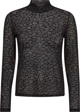 Co'Couture Top de Manga Larga - Tops - Mujer - Negro - S