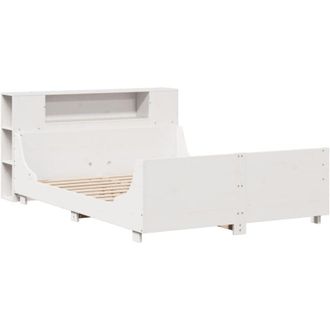 vidaXL Vidaxl - Bed Frame without Mattress White 160x200 cm Solid Wood Pine