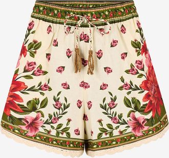Farm Rio Shorts mit Blumenmuster Wonder Rio Sand