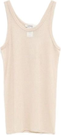 Christophe Lemaire Top Trompe-loeil Senza Cuciture - - Tops - Donna - Beige - M