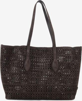 Gianni Chiarini Borsa in suede traforato moka