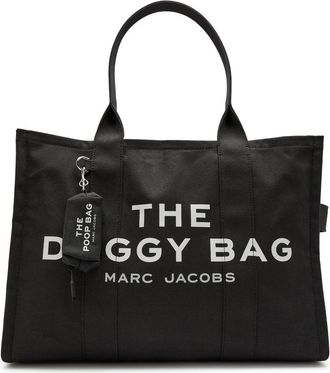 Marc Jacobs The Doggy Canvas Tote - Black - One Size