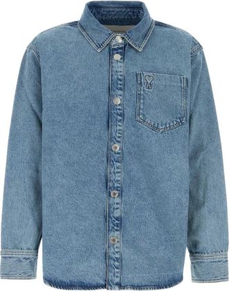 Ami Denim Overshirt - Heren - Spijkeroverhemden - Blauw - XS - Denim - Overhemden