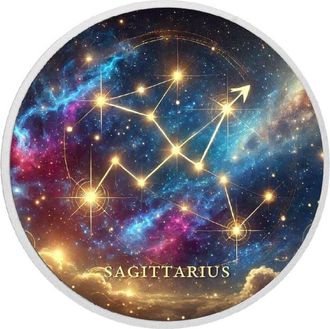 OEM Signos Del Zod&iacute;aco - Moneda De Plata De 1 Oz De Sagitario