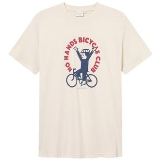 Dedicated T-Shirt Stockholm No Hands T-Shirt f&uuml;r Herren | wei&szlig;