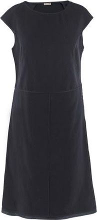 Bottega Veneta Navy Fitted Shift Dress Size S