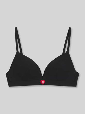 HUGO BOSS Bralette mit Logo-Detail Modell HUGO HEART TRIANGLE in Black, Gr&ouml;&szlig;e XL