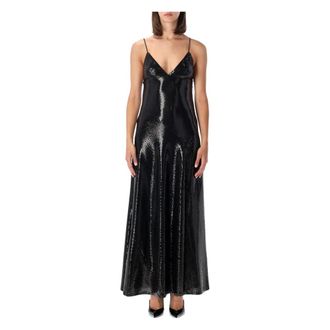 Alberta Ferretti Dames, Jurken, Zwart, Maat: M