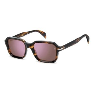 Eyewear by David Beckham Heren, Accessoires, Bruin, Maat: 52 MM
