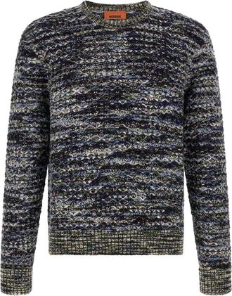 Missoni Multicolor Knitted Crew Neck Sweater