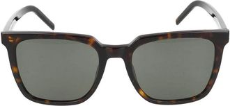 Saint Laurent Sunglasses, female, Brown, Size: 54 MM Havana Grey Sunglasses SL M146