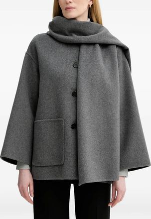 Marc O'Polo Cappotto con bottoni e tasche - Grigio