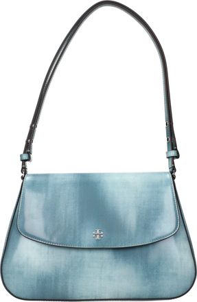 Tory Burch Blue Leather Shoulder Womens Bag