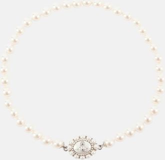 Vivienne Westwood White Silver Anglo Pearl Necklace ab 280 00 auf Stylight