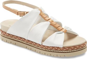 Amalfi By Rangoni Brent Sandal in White Parmasoft at Nordstrom Rack, Size 8.5