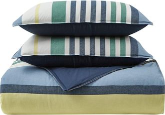 Nautica Dover Cotton Comforter Set in Blue Multi at Nordstrom Rack, Size Full/queen