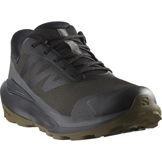 Salomon Wanderschuh SALOMON ELIXIR TOUR WATERPROOF, Herren, Gr. 42,5, schwarz, Textil, Schuhe Wanderschuh, wasserdicht