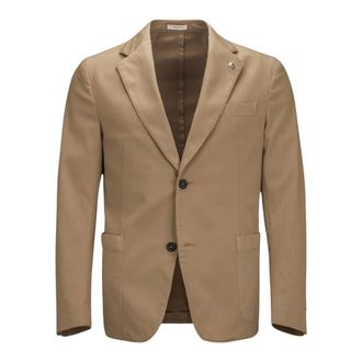 Sartoria Tramarossa Single Breasted Jacket Filippo - male - Tramarossa - Blazers - Brown - 2XL - Jackets