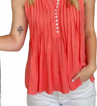 Dear John Denim Myron Top In Coral