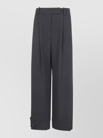 Giorgio Armani silk wide-leg trousers