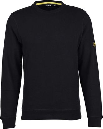 Barbour Legacy Sweatshirt met ronde hals - Heren - Sweatshirts - Zwart - L - Katoen - Hoodies & sweatvesten