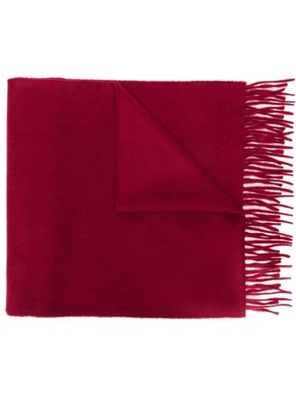 Begg x Co Sjaal met franje afwerking - Rood