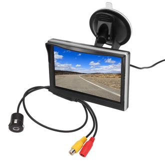 OEM Kit De Sistema De C&aacute;mara De Visi&oacute;n Trasera De 5 Pulgadas V1 V2 Hd 12-24v Apto Para Veh&iacute;culos