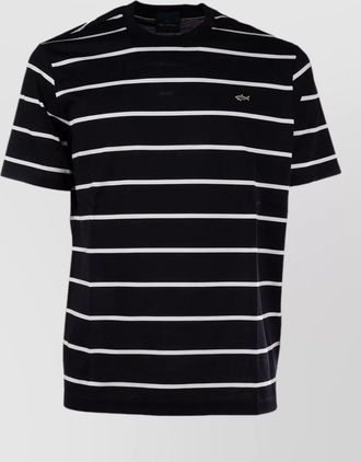 Paul & Shark crew neck short sleeve striped tshirt