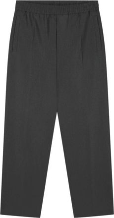 Olaf Hussein Broeken, Heren, Grijs, S, Slim Elasticated Pant
