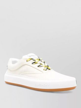 Givenchy lace sneakers round toe contrast sole