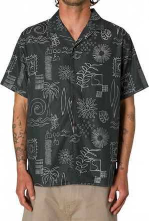 KATIN Habitat Short Sleeve Shirt In Black Wash
