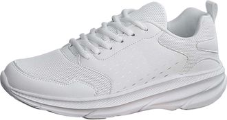 Generic Womens Wide Fit Running Sport and Outdoor Shoes Fashion Spring Summer Men Sports Shoes Flat Bottom Lightweight Mesh Breathable Comfortable Solid Plant