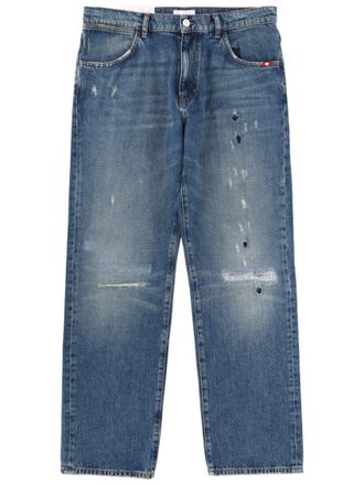 Amish Blue Mid Rise Jeans